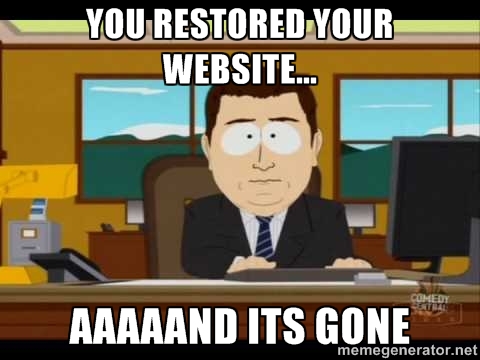 website gone